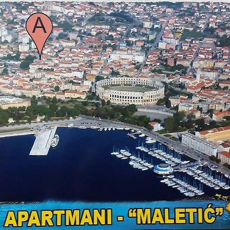 Apartments Maletic Pula Exterior photo