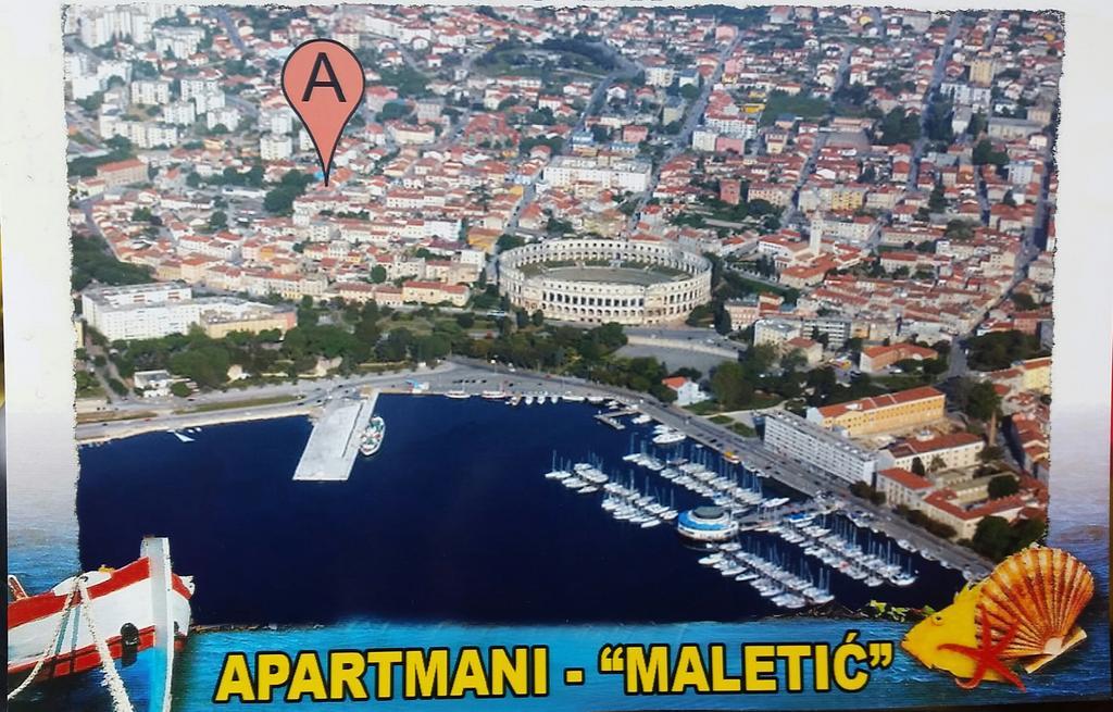 Apartments Maletic Pula Exterior photo